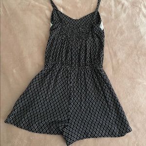 Black and White Romper